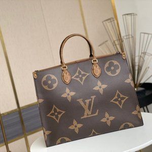 NWT Authentic🎅Louis Vuitton🎅GM Onthego Limited Large Tote Brown